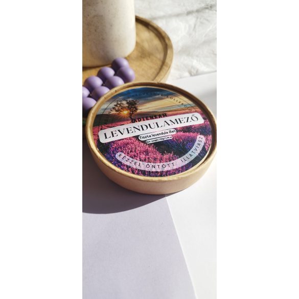 Levendulamező - Illatviasz doboz